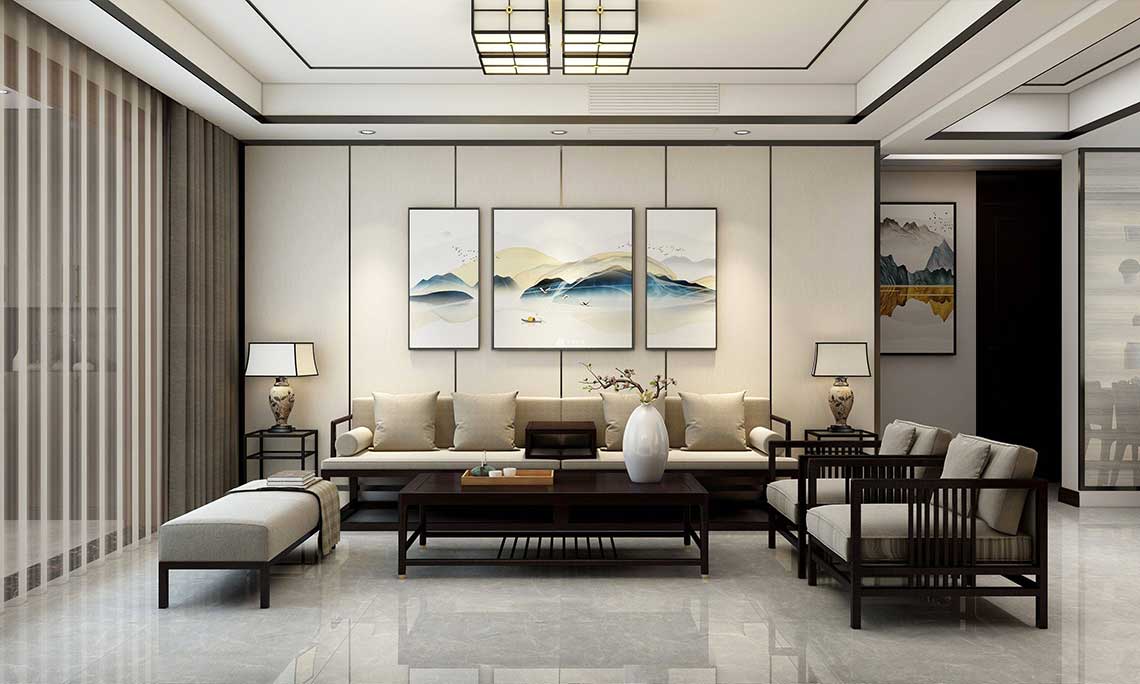 廊坊新中式设计风格