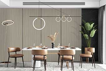 廊坊轻奢风格-餐厅