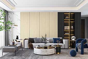 廊坊轻奢风格-客厅