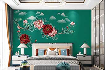 廊坊森佰汇航空纤维墙咔（爱情花语）