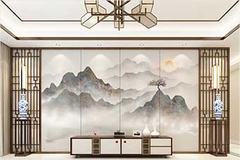 廊坊森佰汇航空纤维（山水画系列）