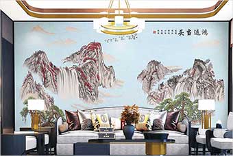 廊坊森佰汇航空纤维墙咔（鸿运当头）